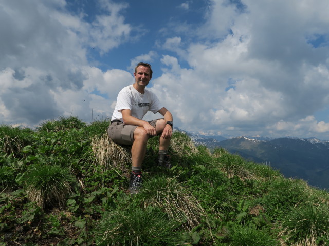 Ich am Aukopf, 2.136 m (4. Juni)