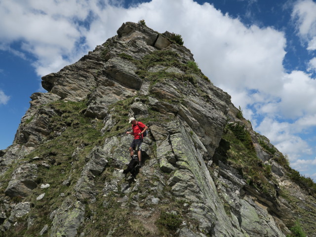 Wolfgang zwischen Heidentempel und Schönweidkogel (5. Juni)