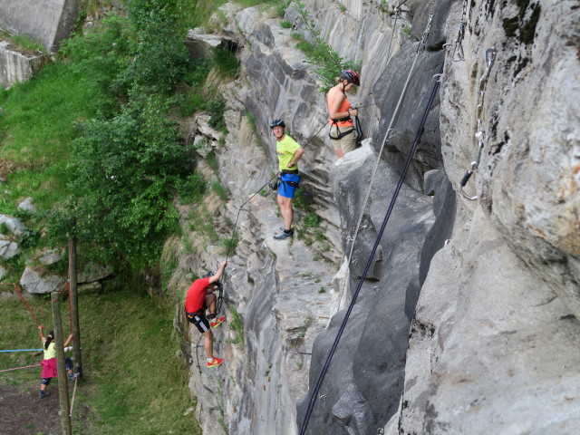 Silver Bullet-Klettersteig: Ausstieg (5. Juni)