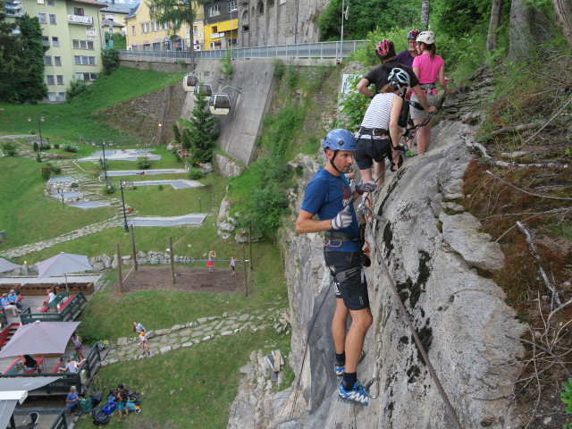 Silver Bullet-Klettersteig: Querung (5. Juni)