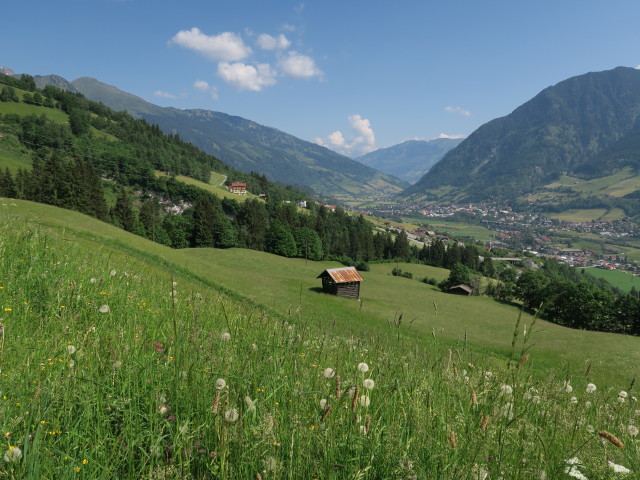 Gasteinertal von der Jausenstation Hartlgut aus (6. Juni)