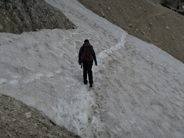 Ronald auf Weg 541 zwischen Passo delle Cigolade und Weg 550 (20. Juni)
