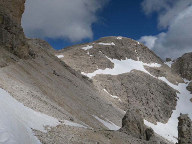 Weg 584 zwischen Grasleitenpass und Passo d'Antermoia (20. Juni)