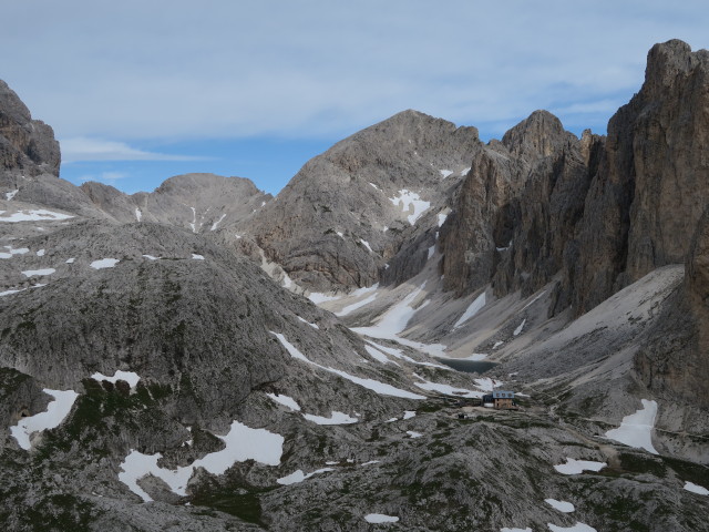 Val d'Antermoia vom Mantel aus (21. Juni)