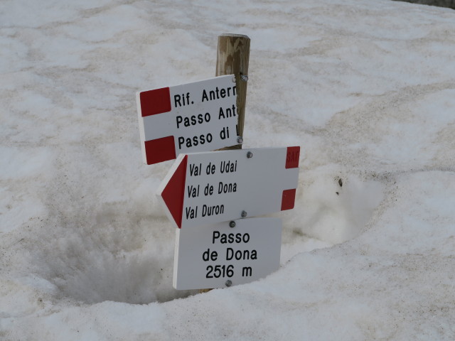 Passo de Dona, 2.516 m (21. Juni)