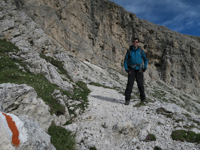 Ronald auf Weg 580 zwischen Passo de Dona und Weg 578 (21. Juni)