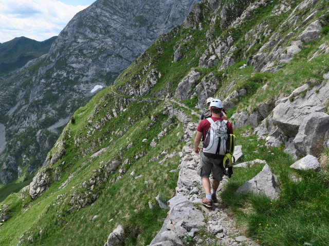 Oliver zwischen Frischenkofel und Plöckenpass