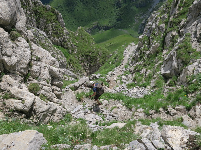 David zwischen Frischenkofel und Plöckenpass