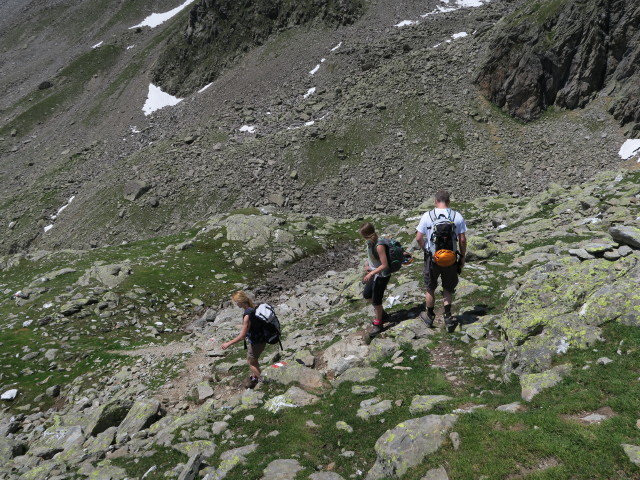 Evelyn, Miriam und Erich auf Weg 941 (4. Juli)