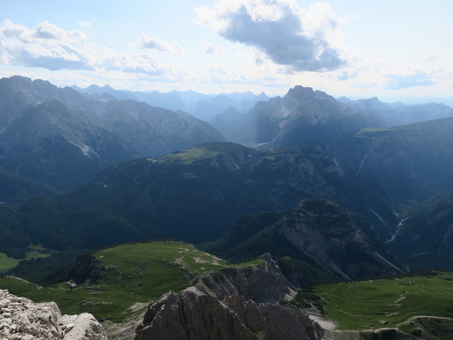 vom Westliche Zinne-Normalweg Richtung Südosten