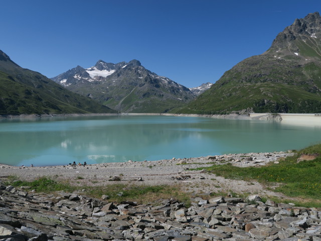 Silvretta-Stausee, 2.032 m (12. Juli)