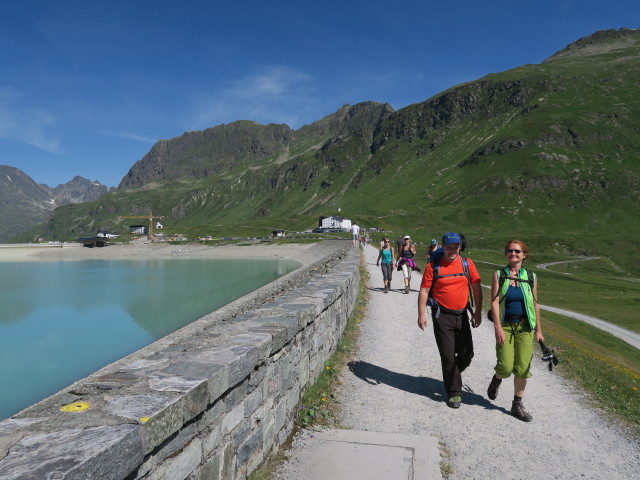 Silvretta-Stausee, 2.032 m (12. Juli)