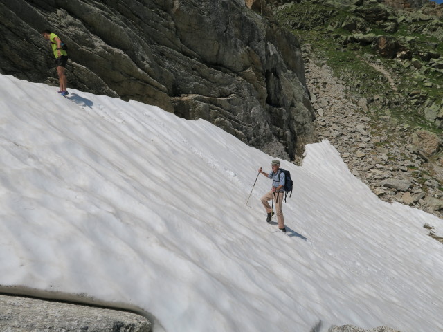 Gabriel und Uwe zwischen Bieltal und Radsattel (12. Juli)