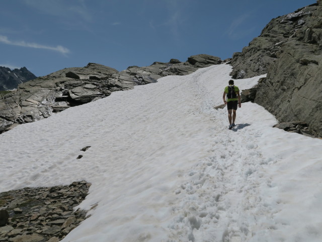 Gabriel zwischen Bieltal und Radsattel (12. Juli)