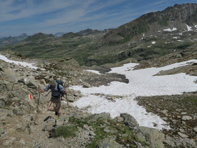 Uwe zwischen Bieltal und Radsattel (12. Juli)