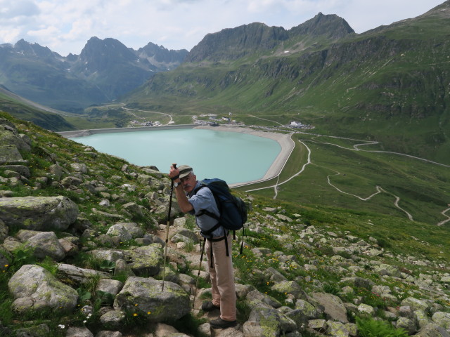 Uwe auf der Großvermuntalpe (12. Juli)