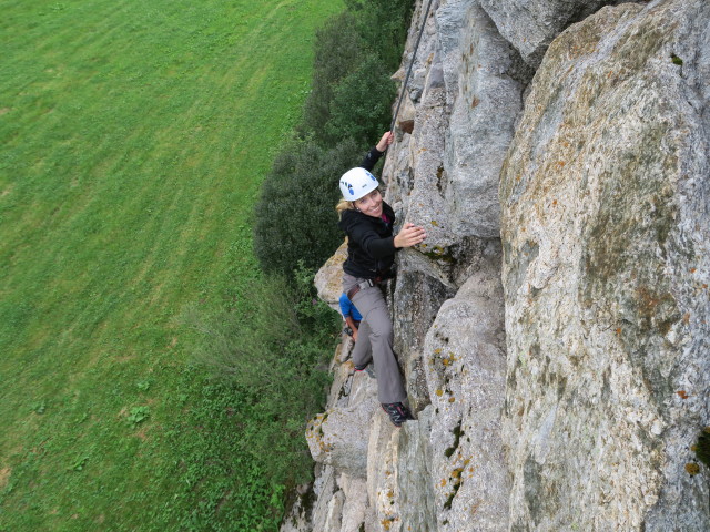 Barbara am TIWAG-Klettersteig (13. Juli)