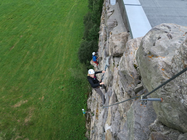 Barbara am TIWAG-Klettersteig (13. Juli)