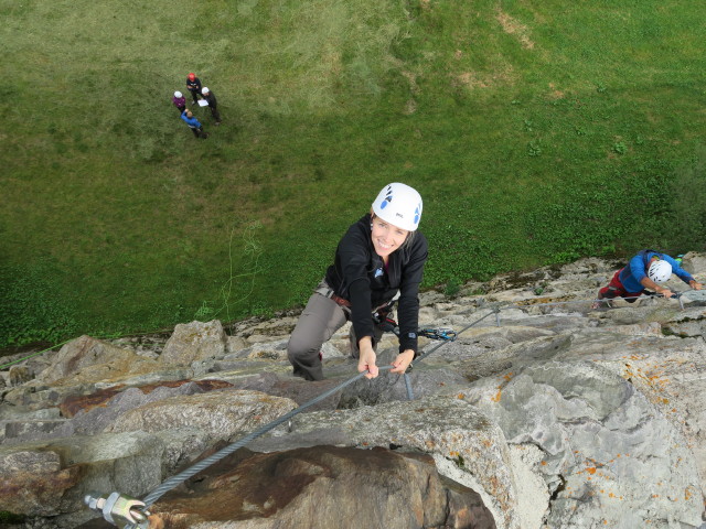 Barbara am TIWAG-Klettersteig (13. Juli)