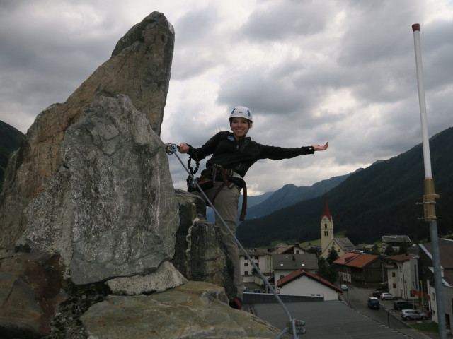 Barbara am TIWAG-Klettersteig (13. Juli)