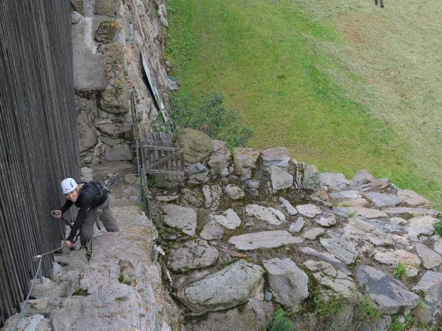 Barbara am TIWAG-Klettersteig (13. Juli)
