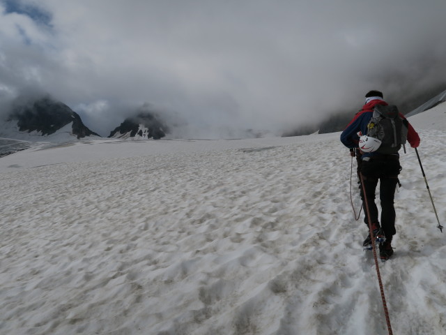Gabriel am Ochsentaler Gletscher (14. Juli)