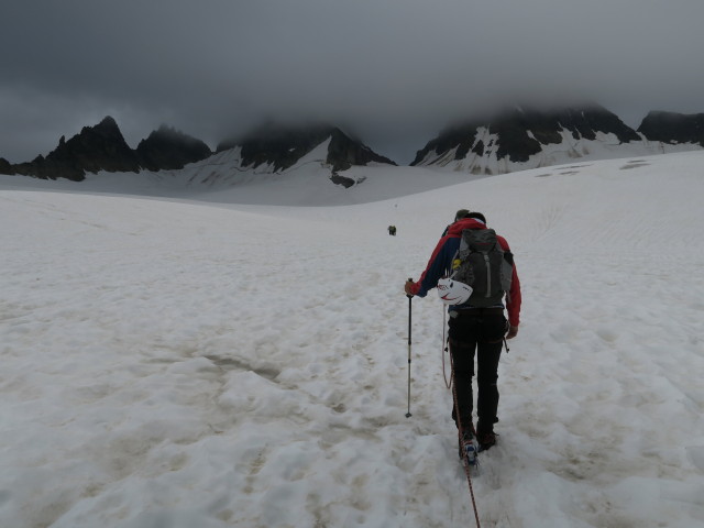 Gabriel am Ochsentaler Gletscher (14. Juli)