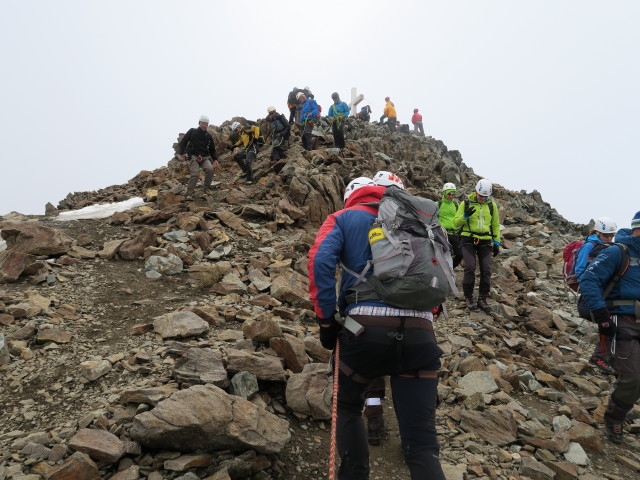 zwischen Buinlücke und Piz Buin (14. Juli)