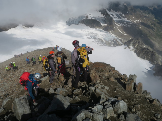 Ochsentaler Gletscher vom Piz Buin aus (14. Juli)
