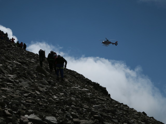 zwischen Piz Buin und Buinlücke (14. Juli)