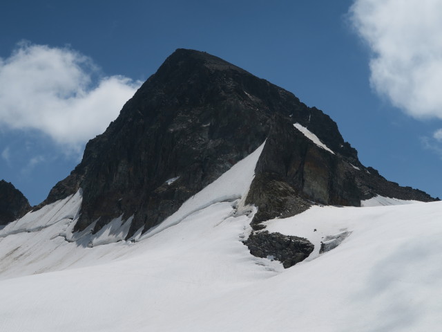 Piz Buin vom Ochsentaler Gletscher aus (14. Juli)