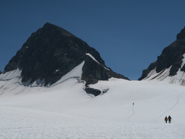 Piz Buin vom Ochsentaler Gletscher aus (14. Juli)