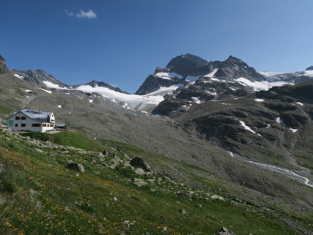 Wiesbadener Hütte, 2.443 m (14. Juli)