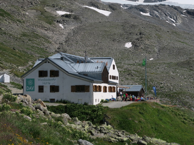 Wiesbadener Hütte, 2.443 m (14. Juli)