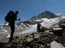 Uwe und Christian am Ochsentaler Gletscher (14. Juli)