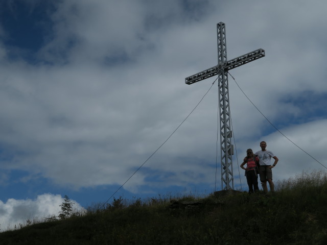 Mama und ich am Dürrenschöberl, 1.737 m