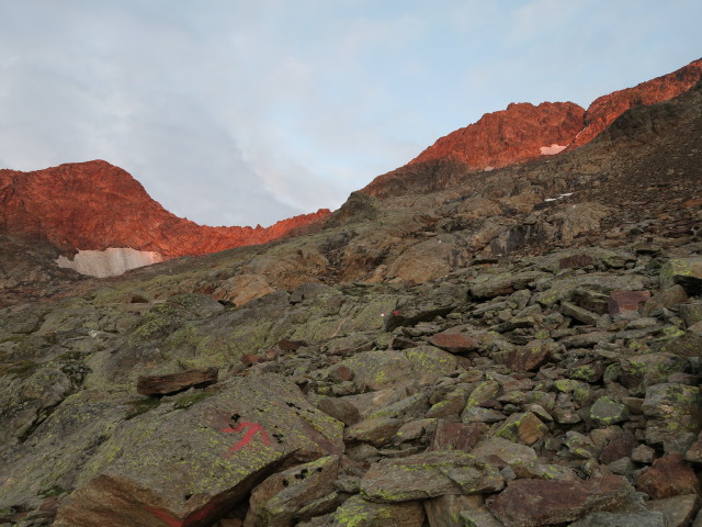 zwischen Kärntner Grenzweg und Rotem Knopf (8. Aug.)