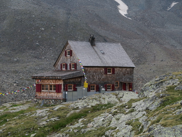 Adolf-Noßberger-Hütte, 2.488 m (8. Aug.)