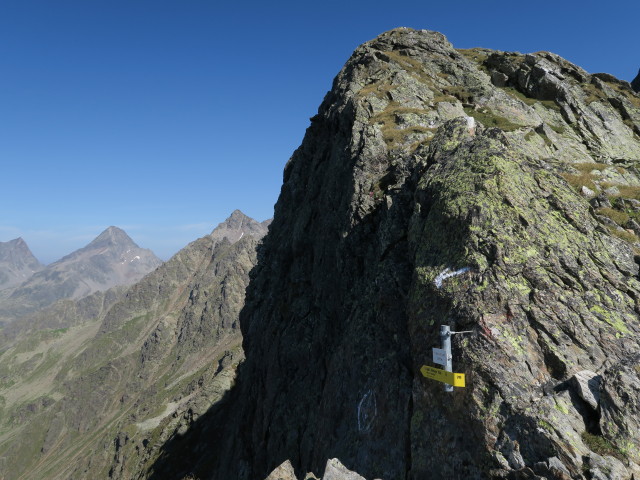 Kärntner Grenzweg am Kreuzseeschartl, 2.810 m (9. Aug.)
