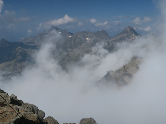 vom Hohen Perschitzkopf Richtung Nordwesten (9. Aug.)