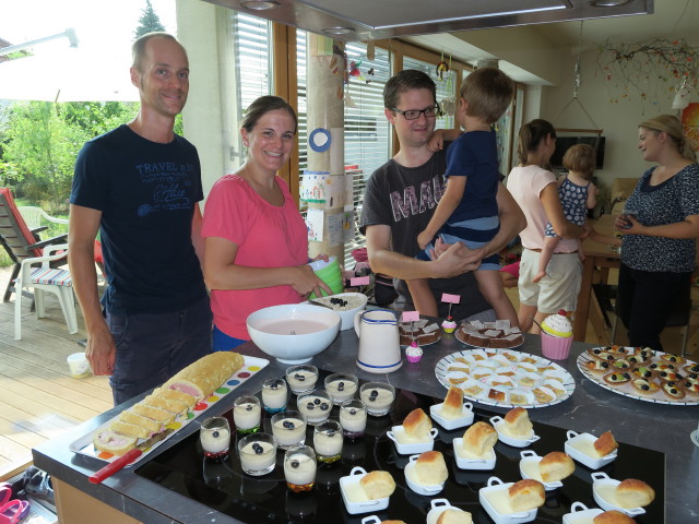 Florian, Katrin, Gernot, ?, Silvia, Anna-Sophie und Doris