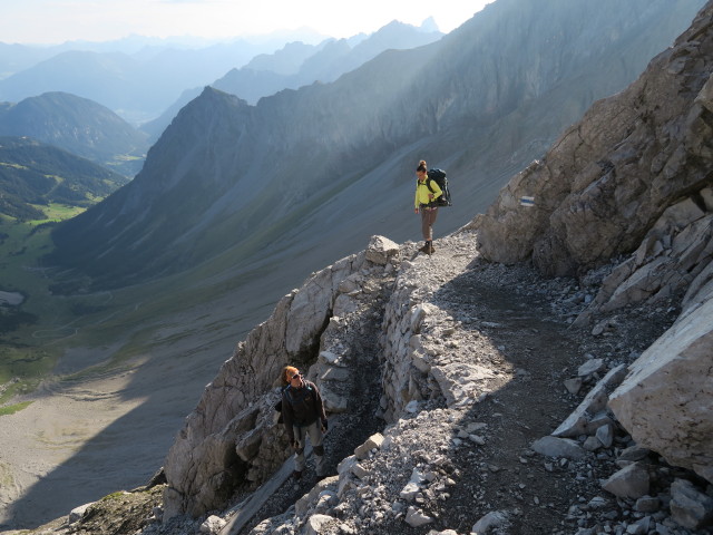 Carmen und Romy am Leibersteig (23. Aug.)