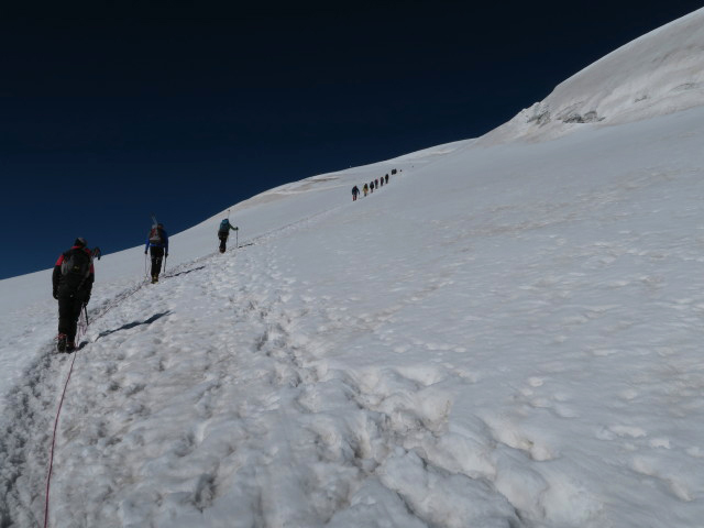 Schlatenkees zwischen Venedigerscharte und Großvenediger (29. Aug.)