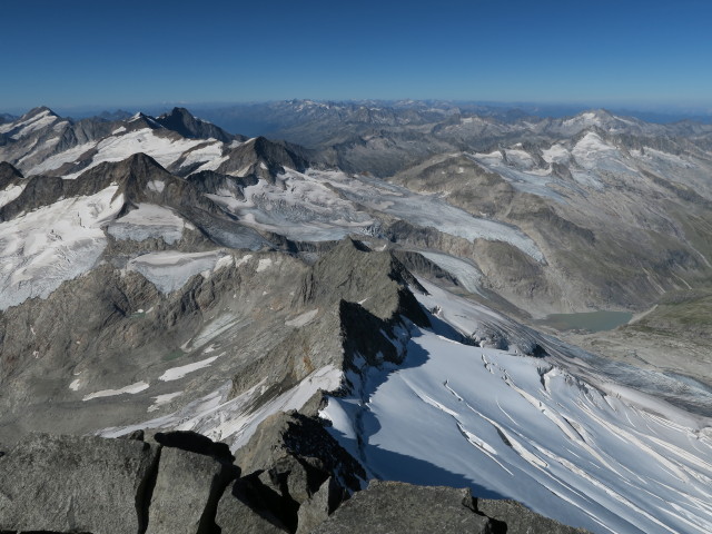 vom Großvenediger Richtung Westen (29. Aug.)
