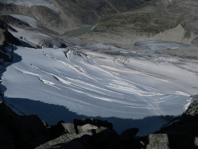 Obersulzbachkees vom Großvenediger aus (29. Aug.)