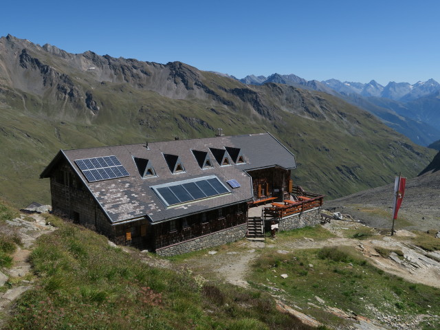 Badener Hütte, 2.608 m (30. Aug.)