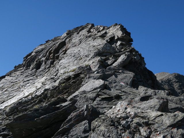 Kristallwand-Klettersteig: Einstieg (30. Aug.)