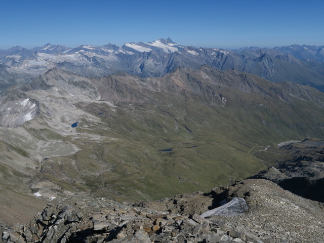 von der Kristallwand Richtung Osten (30. Aug.)