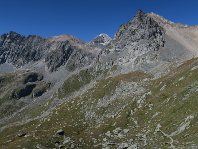 von der Bonn-Matreier-Hütte Richtung Nordwesten (31. Aug.)