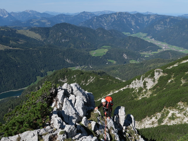 'Zeitgeist': Maria in der 4. Seillänge (12. Sep.)